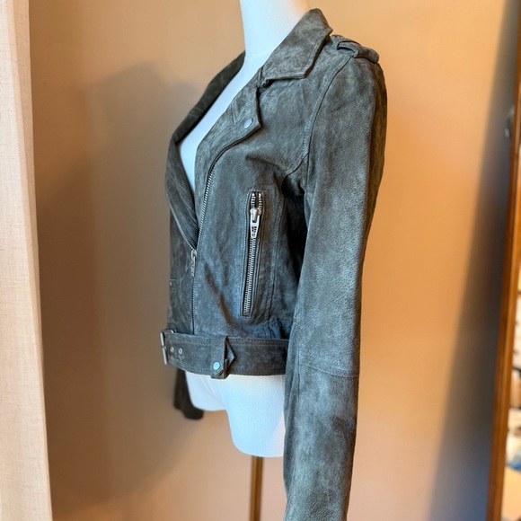 Blank NYC 100% Leather Suede Moto Jacket - Picture 2 of 6
